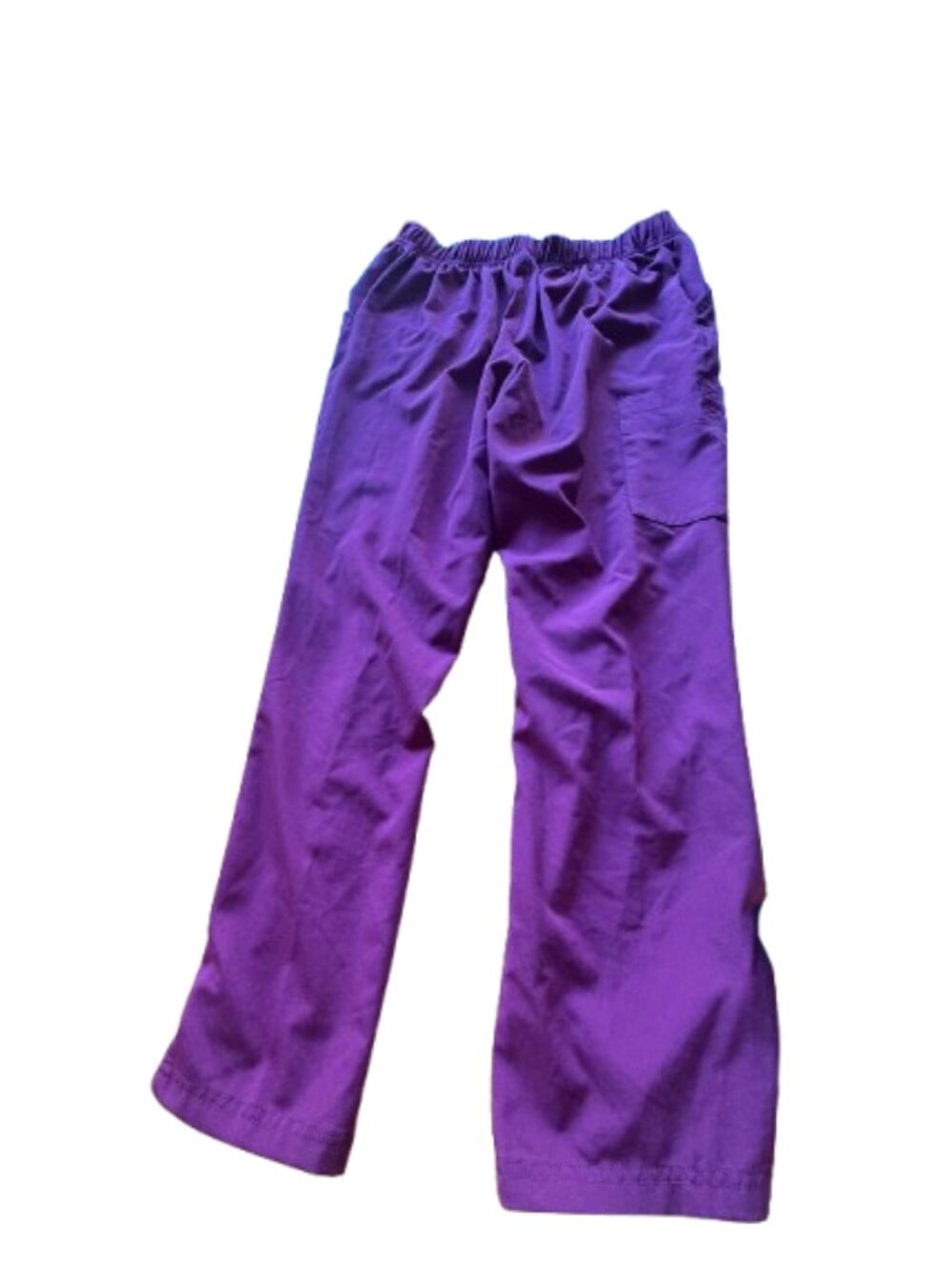 Easy Stretch wine scrub pants, size small/petite. (P2)